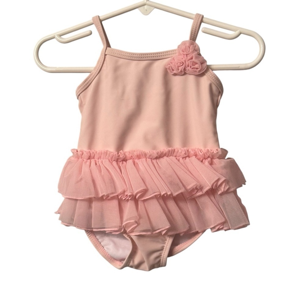 Little Me Light Pink Leotard with Tutu Skirt